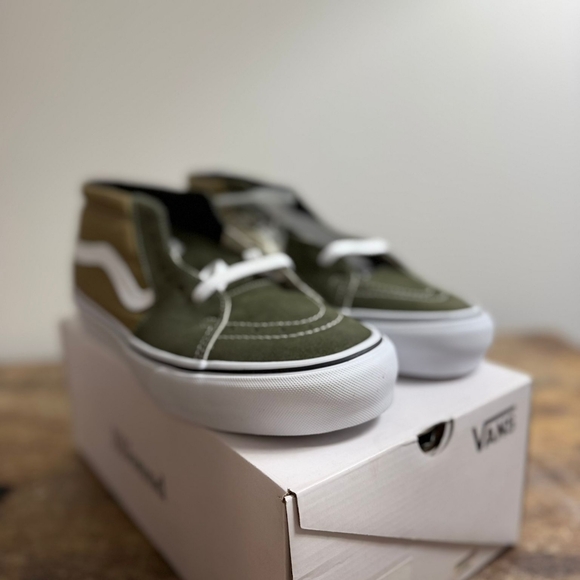 JJJJOUND X VANS SK8 MID US 11.5M GREEN - Picture 2 of 6